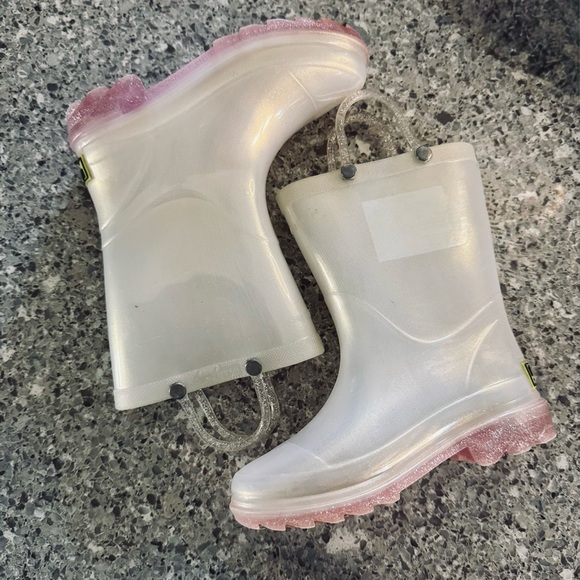 Western Chief Toddler Girls' Viola Light-Up Glitter Rain Boots - Size 10C☔✨ - Picture 2 of 7